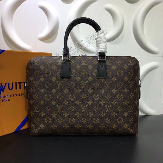 lv新款包包 路易威登ePorte-Documents Jour公事包 老花 lv手提肩背男士公事包 M48224   ydh3918